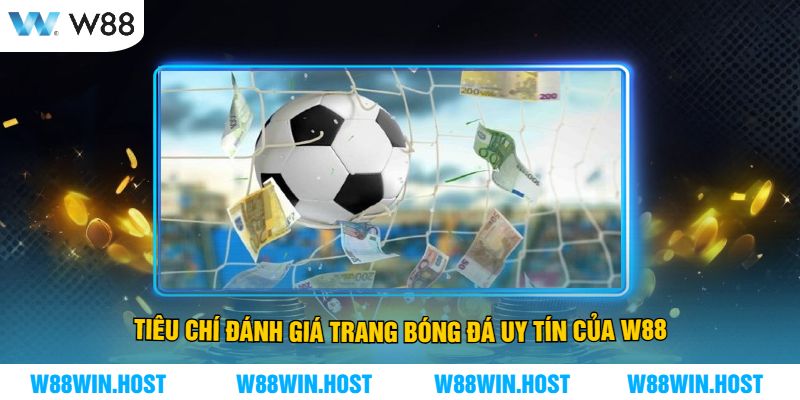 Tiêu Chí Đánh Giá Trang Bóng Đá Uy Tín Của W88